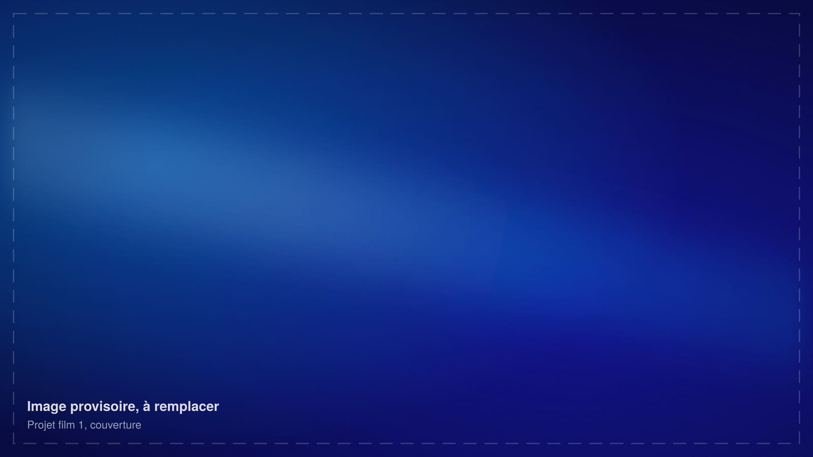 Image provisoire : couverture du projet d’exemple