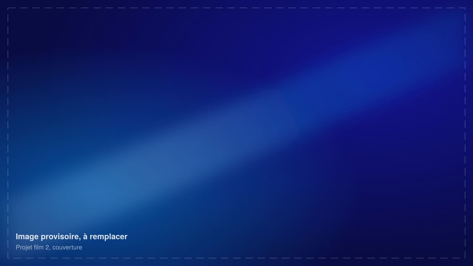 Image provisoire : couverture du projet d’exemple